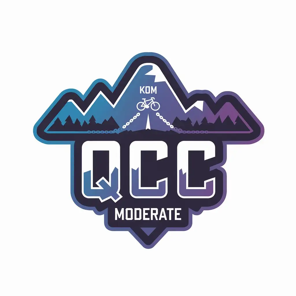 LOGO-Design-for-QCC-Flattop-Mountain-Bicycle-Club-Chain-KOM