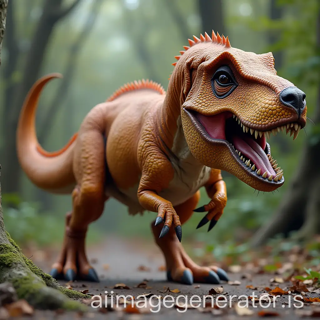 Fusion-of-Dog-and-Tyrannosaurus-Rex-Imaginative-Creature-Concept