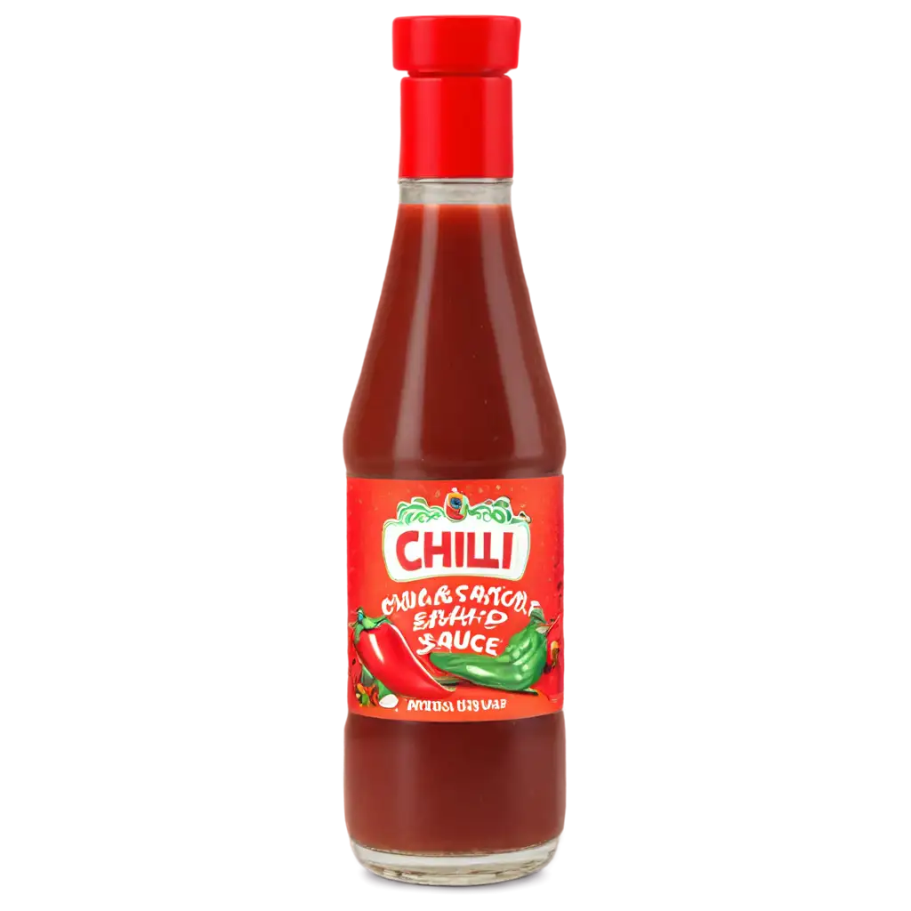 HighQuality-PNG-Image-of-a-Chilli-Sauce-Bottle-for-Diverse-Applications