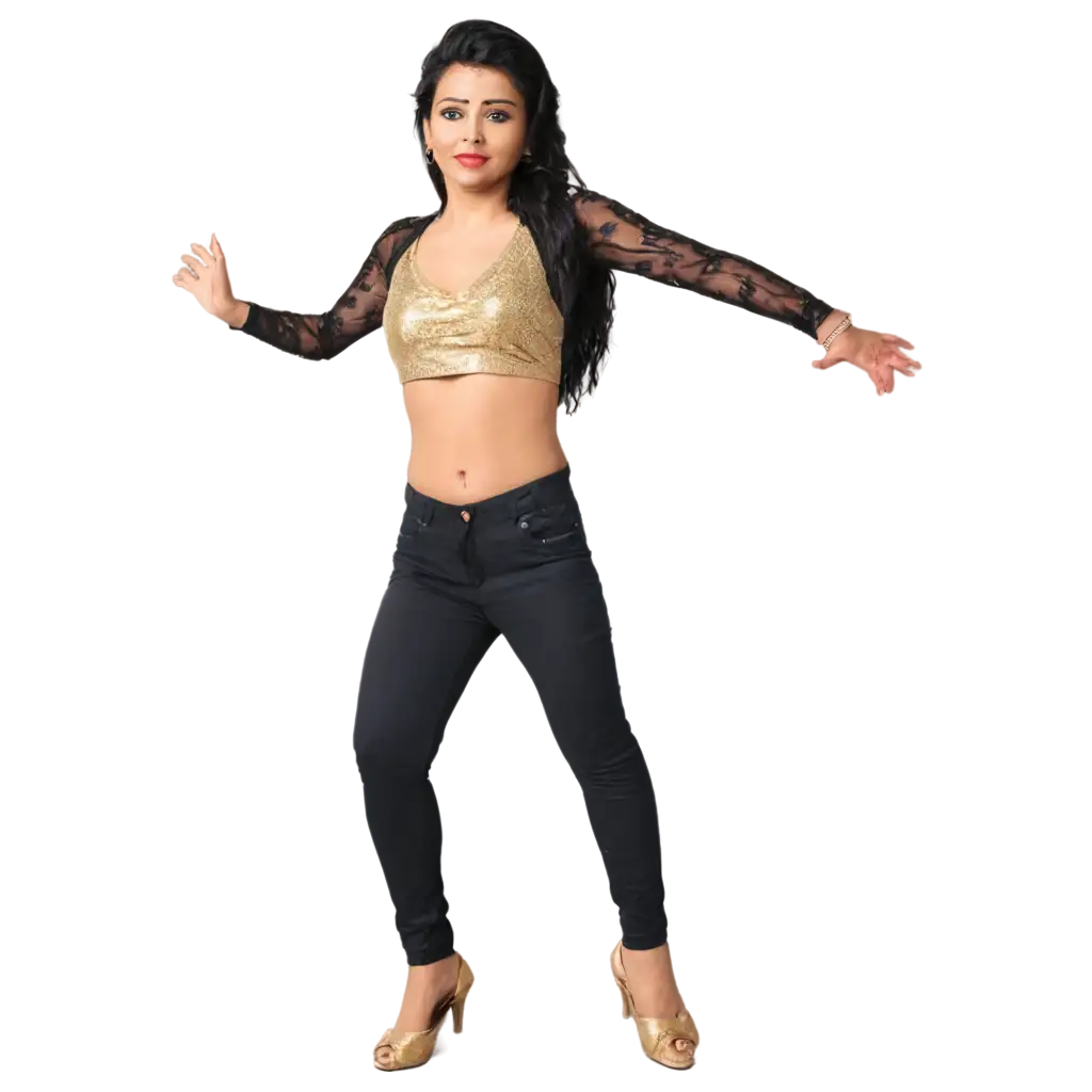 Bhojpuri-Actress-Single-Dancing-PNG-Image-HighQuality-Visual-for-Versatile-Applications