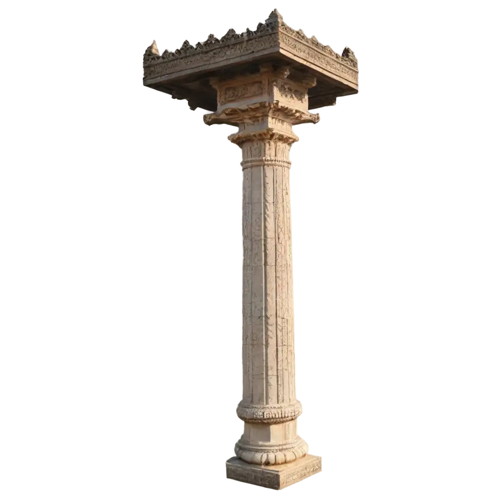 PNG-Image-of-Temple-Pillar-Detailed-Artwork-for-Enhanced-Clarity