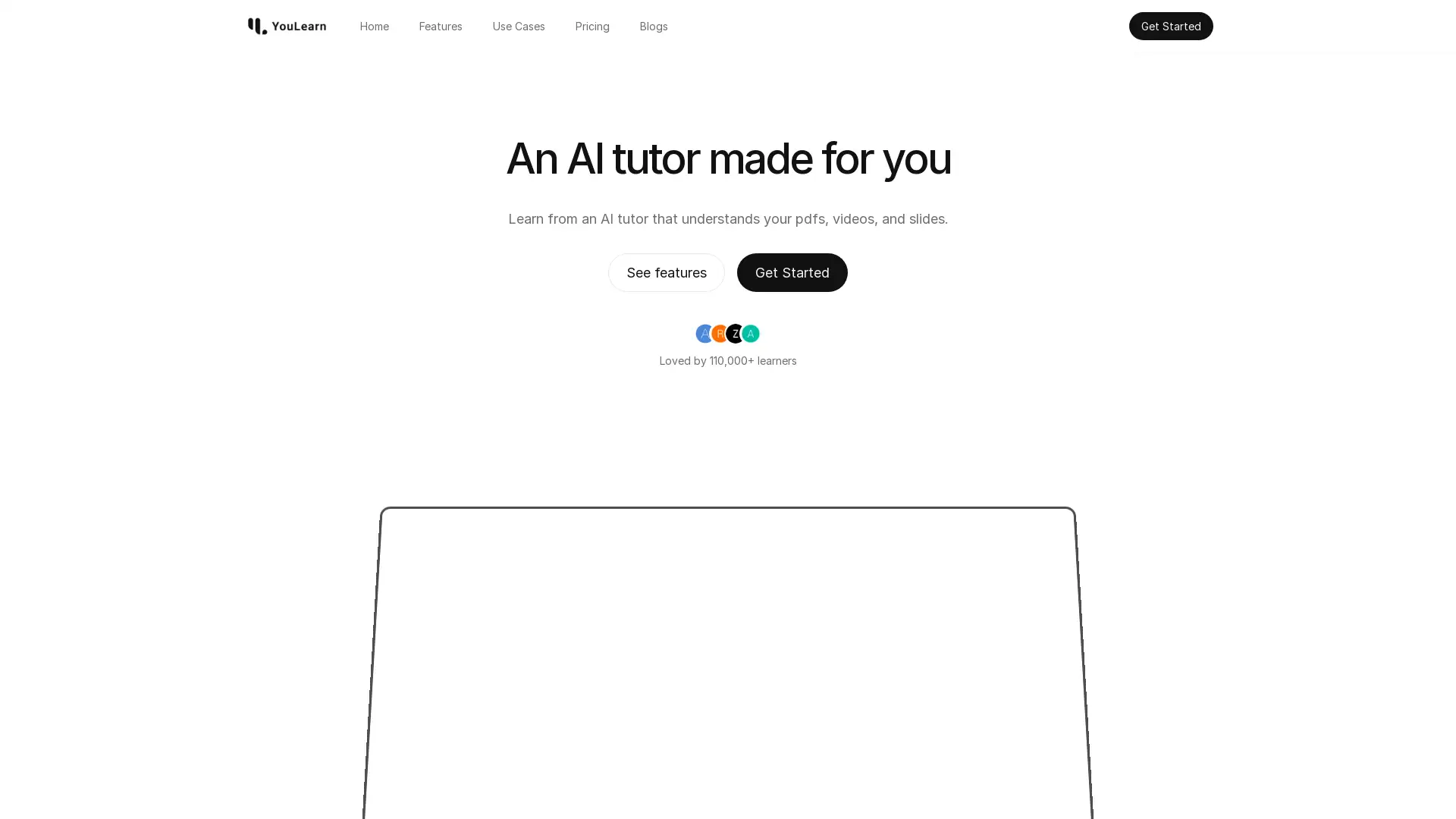 AI-powered tutor for seamless learning from PDFs, videos, and slides.