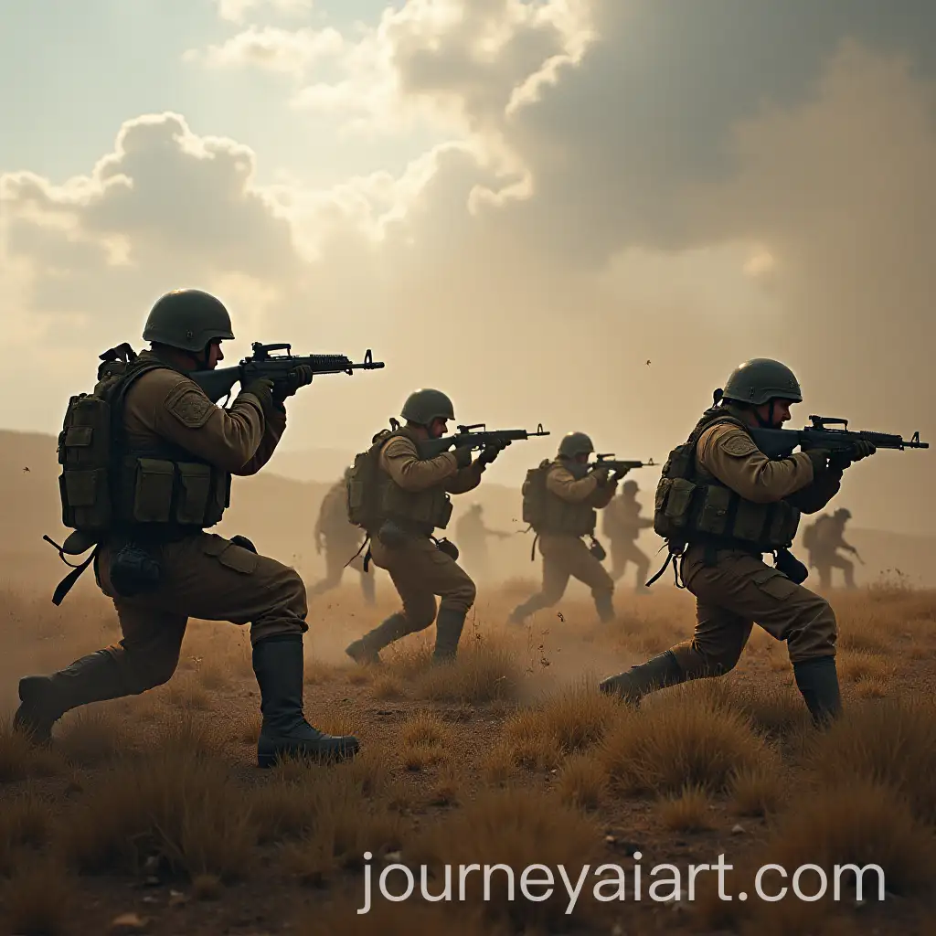 Intense-Battlefield-Scene-with-Fierce-Soldiers-in-Combat