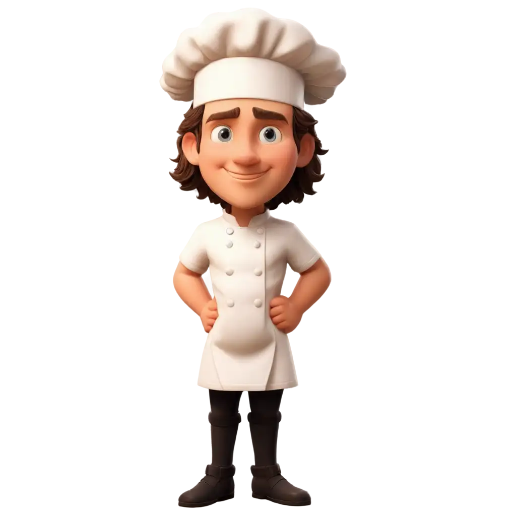 Cartoon-Style-Alexander-the-Great-in-Chef-Uniform-PNG-Image-Creative-Illustration-for-Historical-and-Culinary-Content