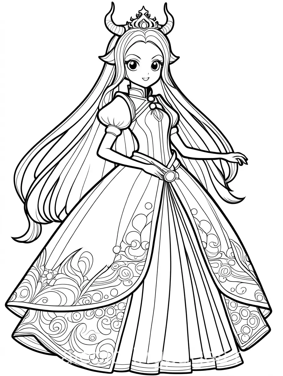 Shinobu-Kocho-as-a-Princess-Coloring-Page-for-Kids