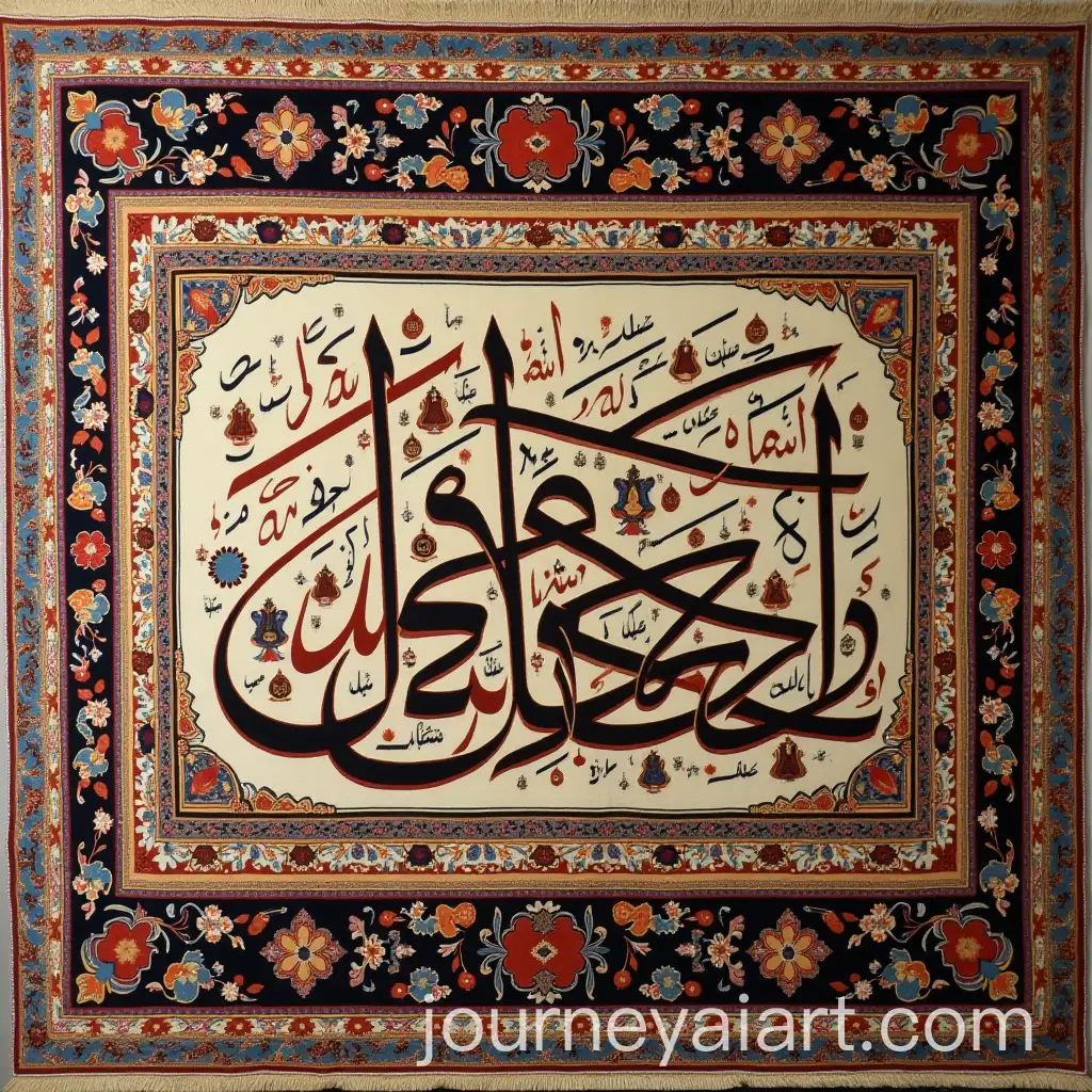 Fusion-of-Persian-Calligraphy-and-Persian-Carpet-Art