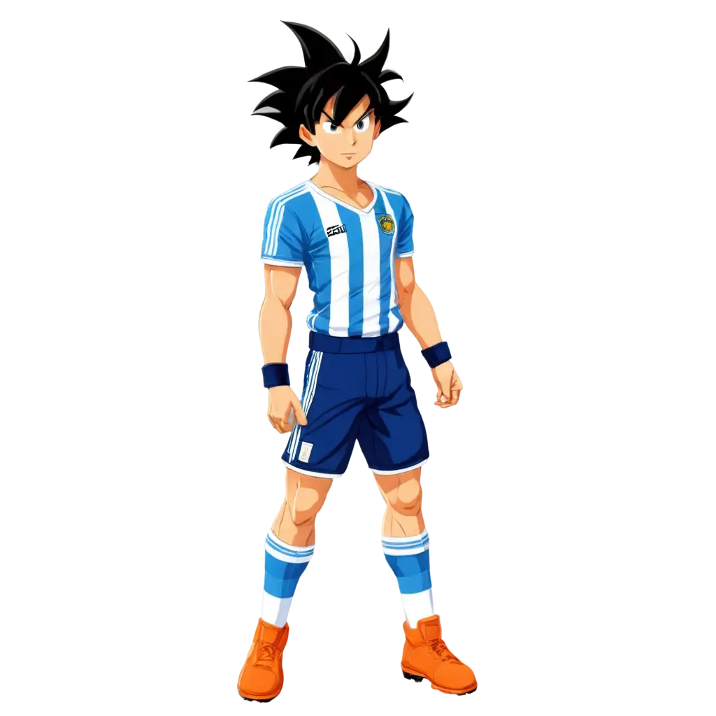 Goku-in-Argentina-Soccer-Uniform-PNG-Illustration-Athletic-Dragon-Ball-Character-on-Soccer-Field