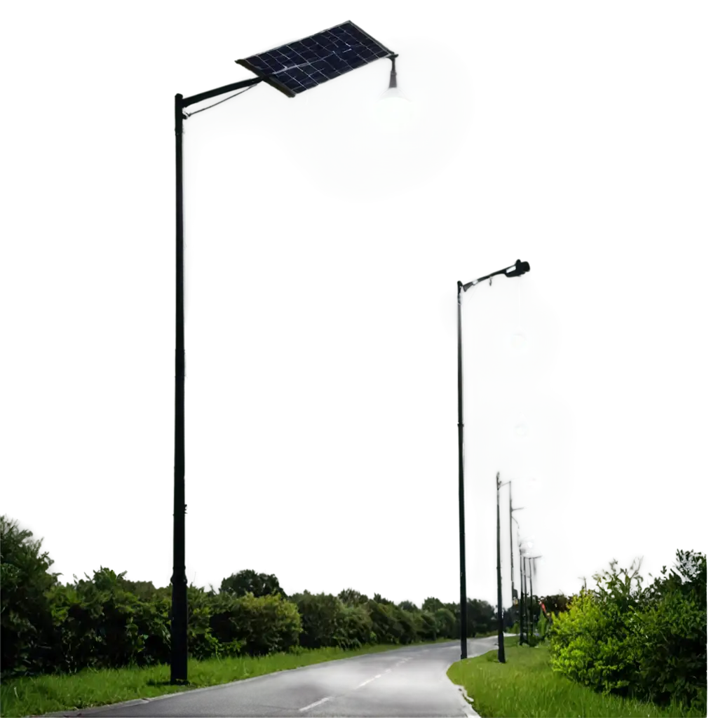 Illuminated-Solar-Street-Lights-in-a-Night-Alley-HighQuality-PNG-Image