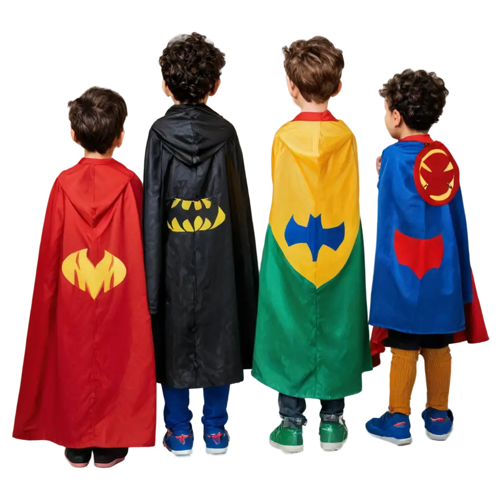 Group-of-Children-in-Superhero-Capes-Facing-Back-PNG-HighQuality-Image-for-Creative-Projects