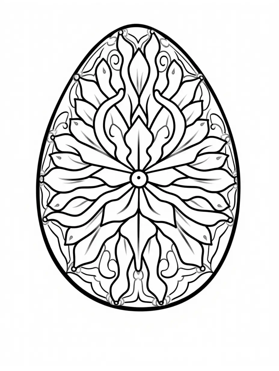 Ukrainian-Pysanka-from-Western-Polissia-for-Kids-Coloring