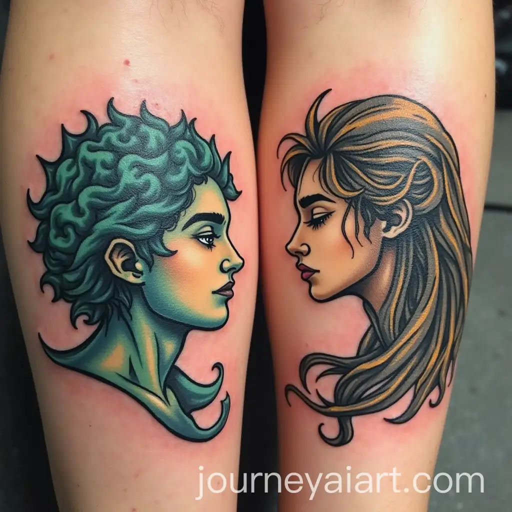 Matching-Percy-Jackson-Tattoos-for-Couples-Seaweed-Brain-and-Wise-Girl