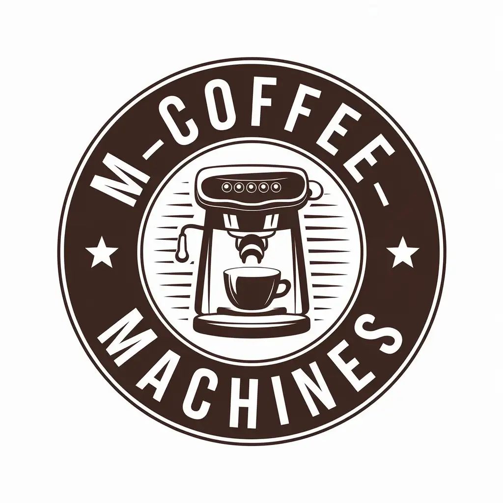 LOGO-Design-for-MCoffee-Machines-Modern-RestaurantReady-with-Coffee-Machine-and-Cup-Icon