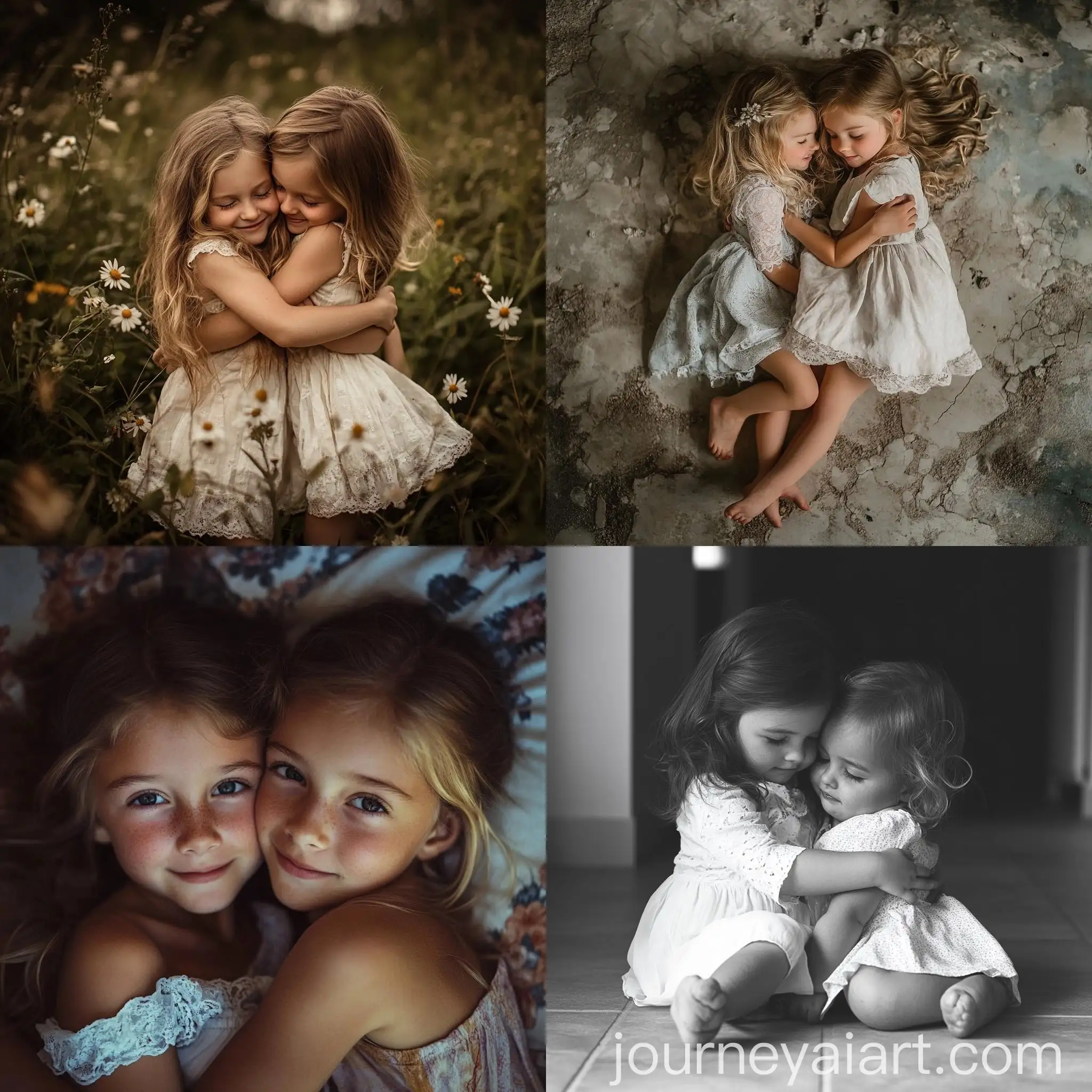 Embrace-of-Chloe-and-Amelie-in-a-Moment-of-Strength-and-Beauty