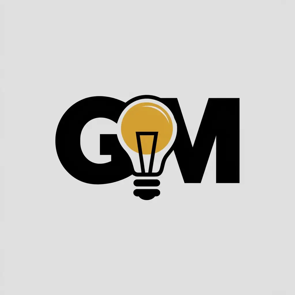 LOGO Design for GM Light Moderate Clear Background