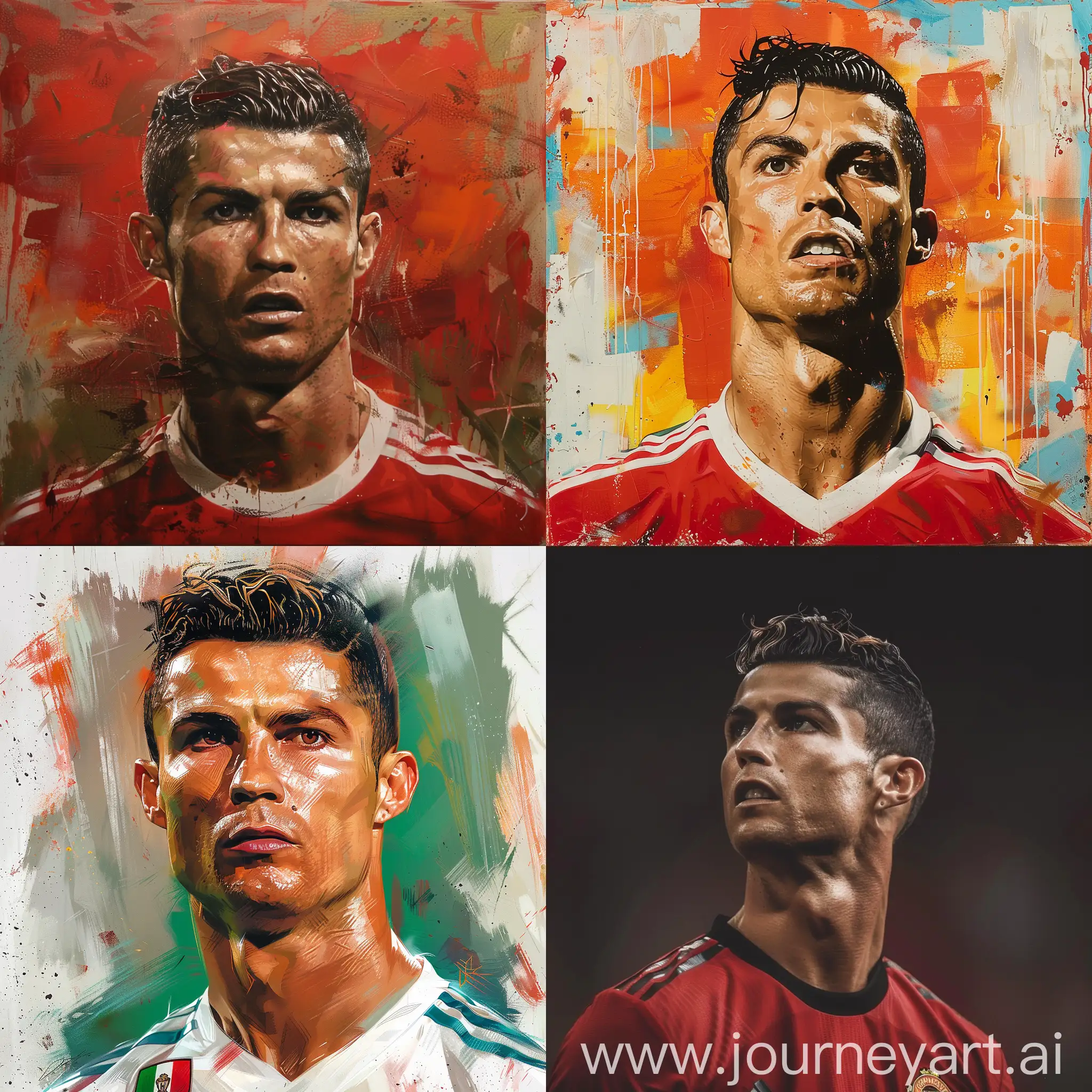 Cristiano-Ronaldo-Portrait-in-Action