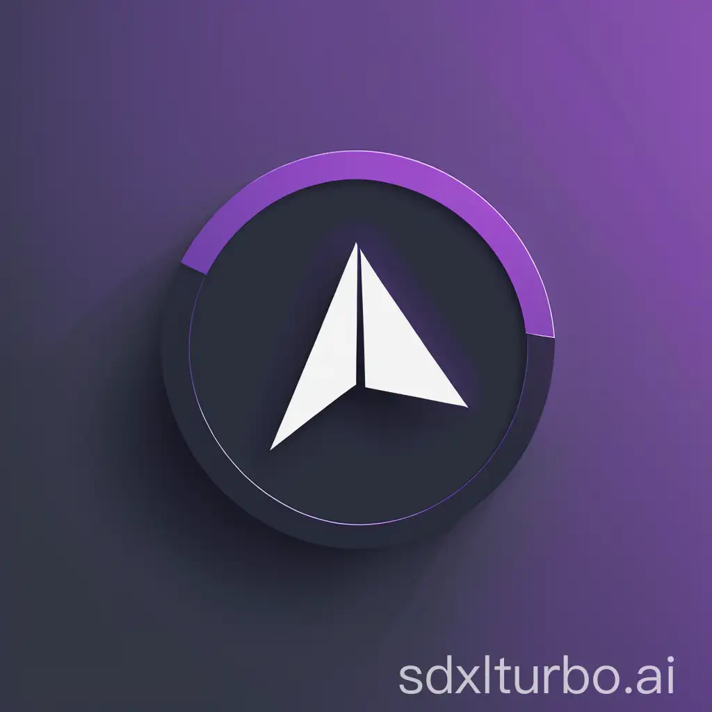 Generate an image that is roughly a logo being downloaded