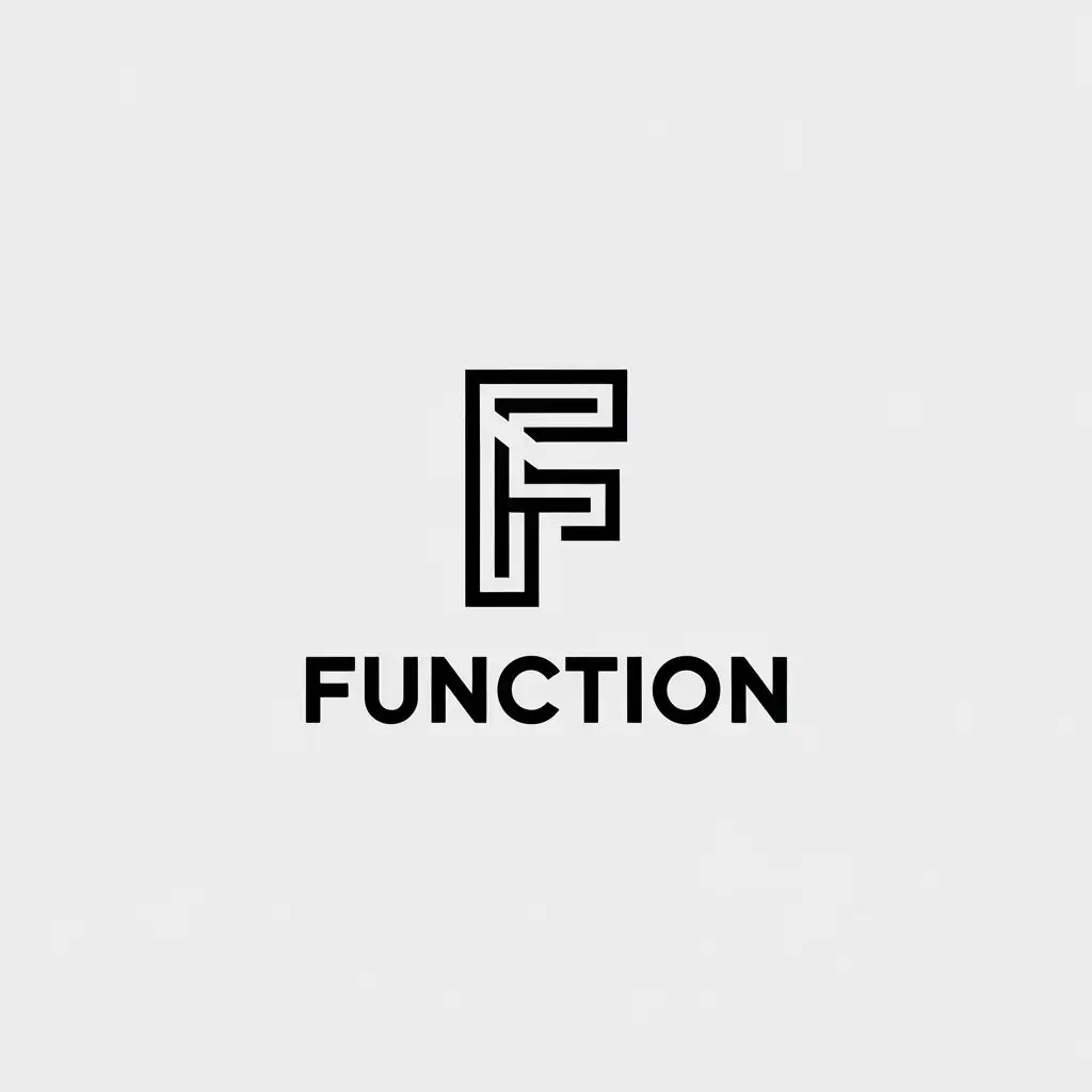 LOGO-Design-For-Function-Minimalistic-F-Symbol-for-Construction-Industry