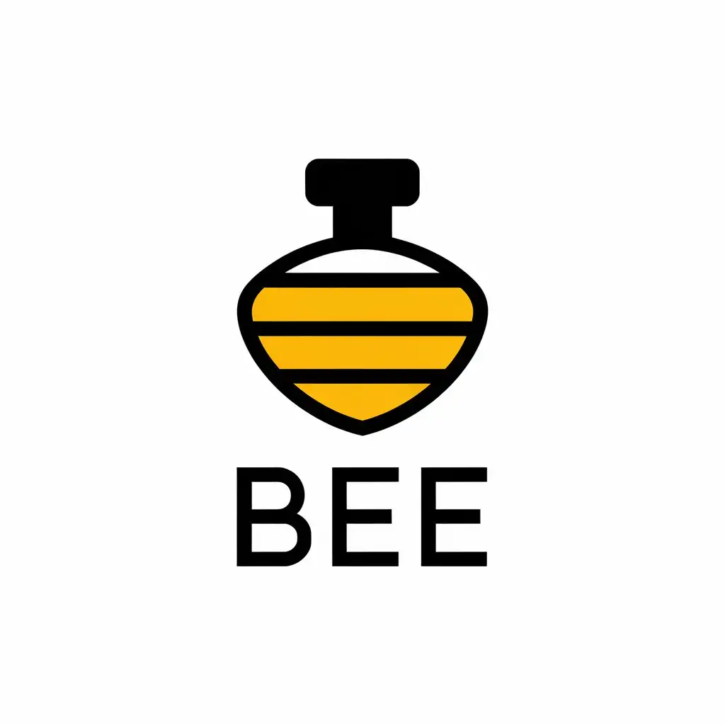 LOGO-Design-for-Bee-Perfume-Bottle-Symbol-in-the-Perfume-Industry