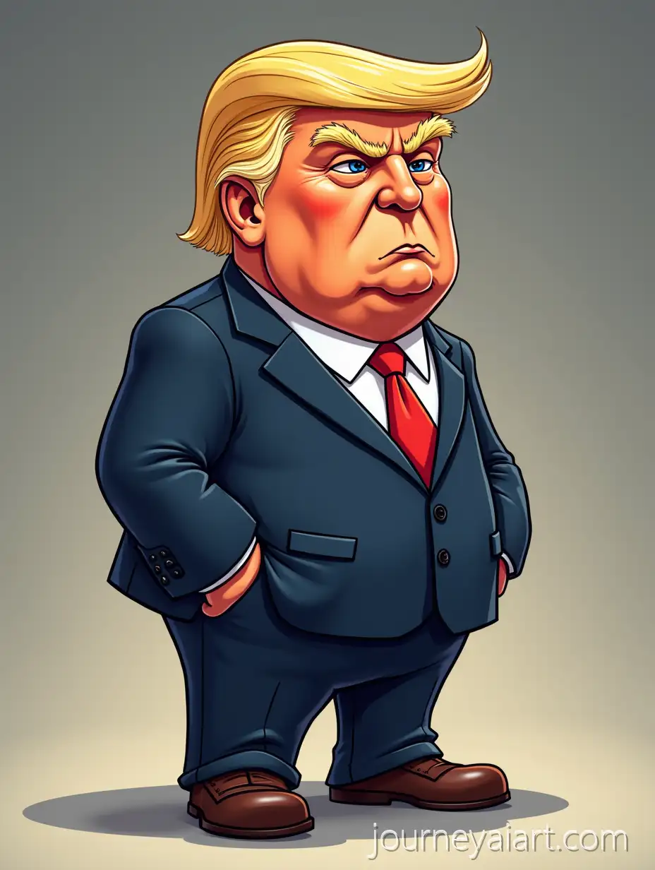 Cartoon-Style-Drop-The-BossDrop-the-Boss-game-image-Game-with-Trump-Character