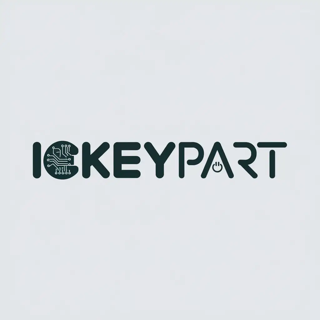 Modern-Logo-Design-with-Electronic-Device-Elements-Featuring-ICKEYPART