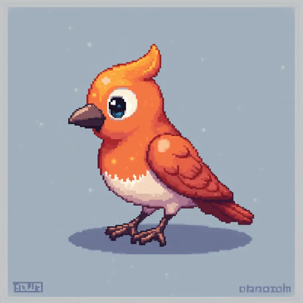 Vibrant-Pixel-Art-Bird-Sprite-in-16x16-Side-View