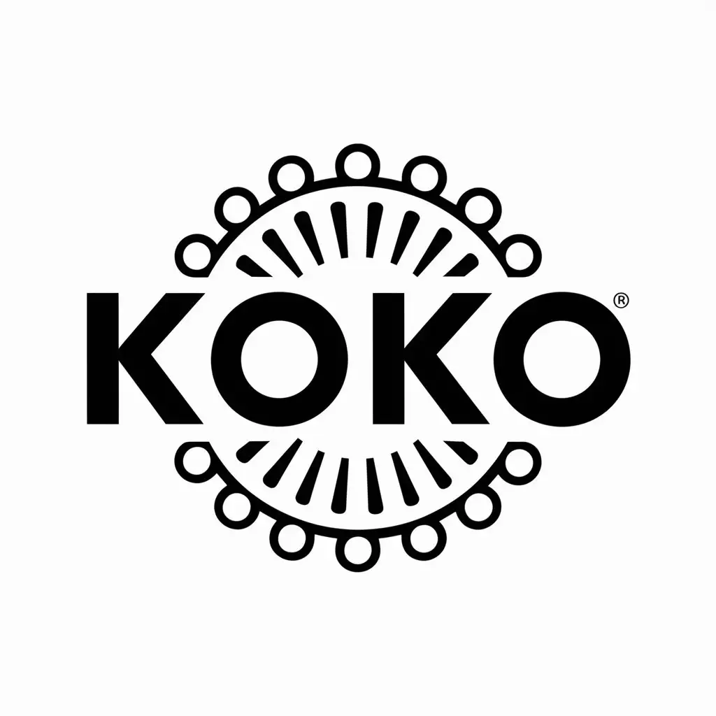 LOGO Design for Koko Modern Hob Symbol for the Medical Dental Industry