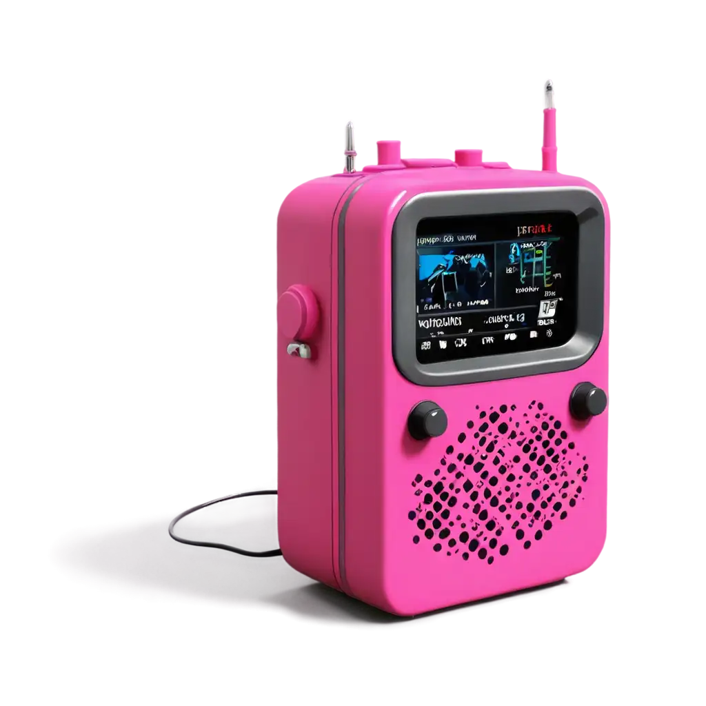 Latest-Radio-Animation-Dark-Pink-PNG-A-Stunning-HighQuality-Digital-Asset