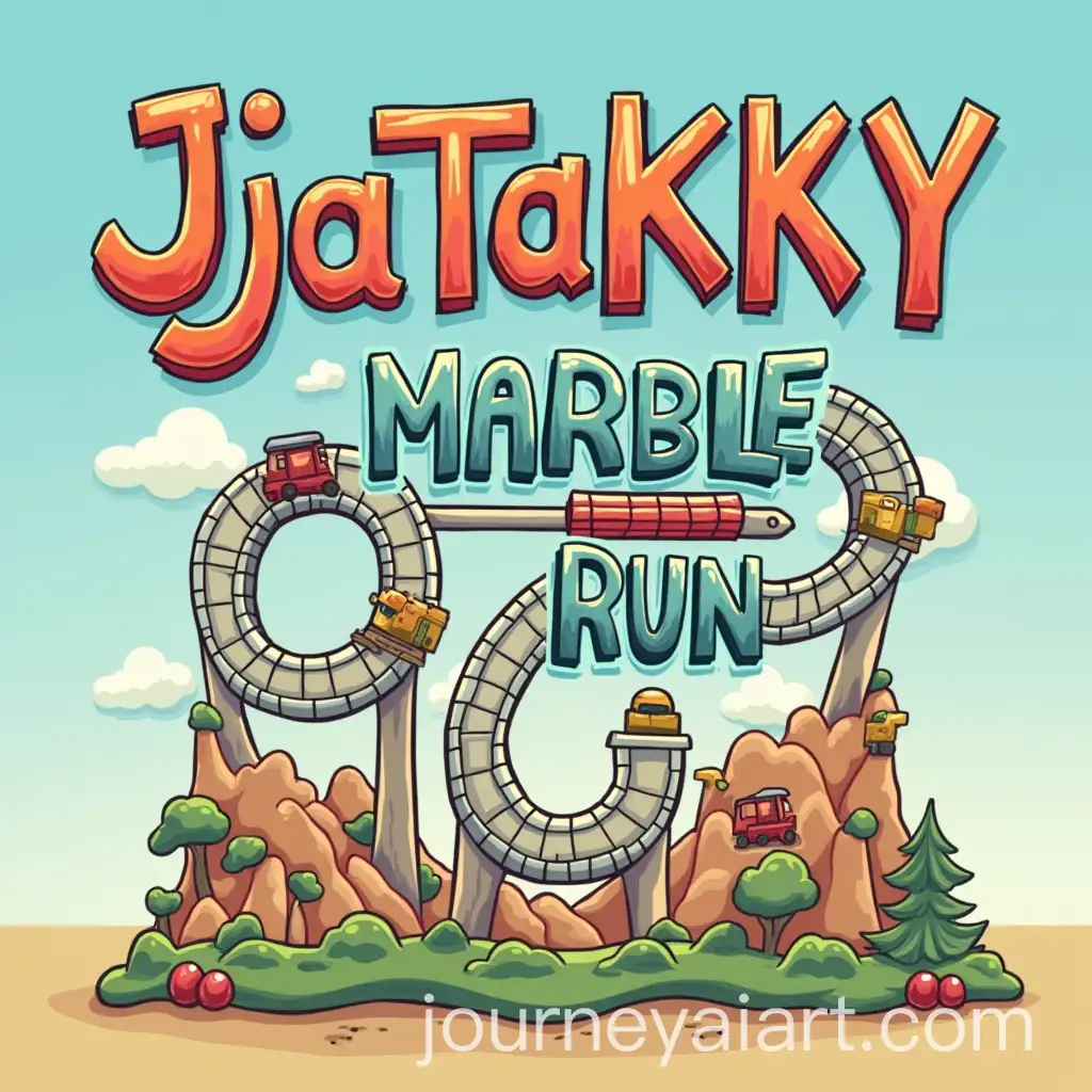 CartoonStyle-JaTaKY-Marble-Run-with-Vibrant-Colors