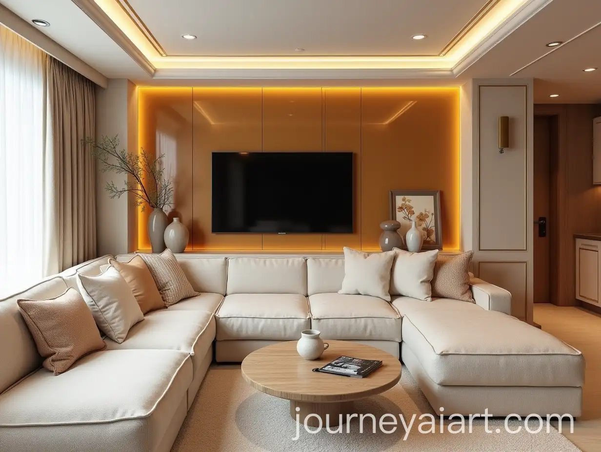 AI-Art-Prompt-ExpansionLuxury-Yacht-Interior-with-Modern-Modular-Sofa-and-Amber-Glass-TV-Wall