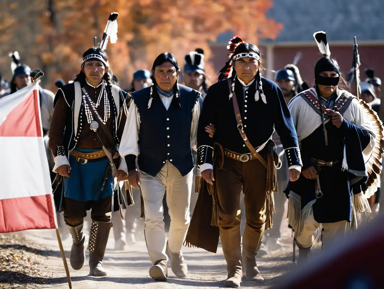 Cherokee-People-Marching-on-the-Trail-of-Tears-in-1835