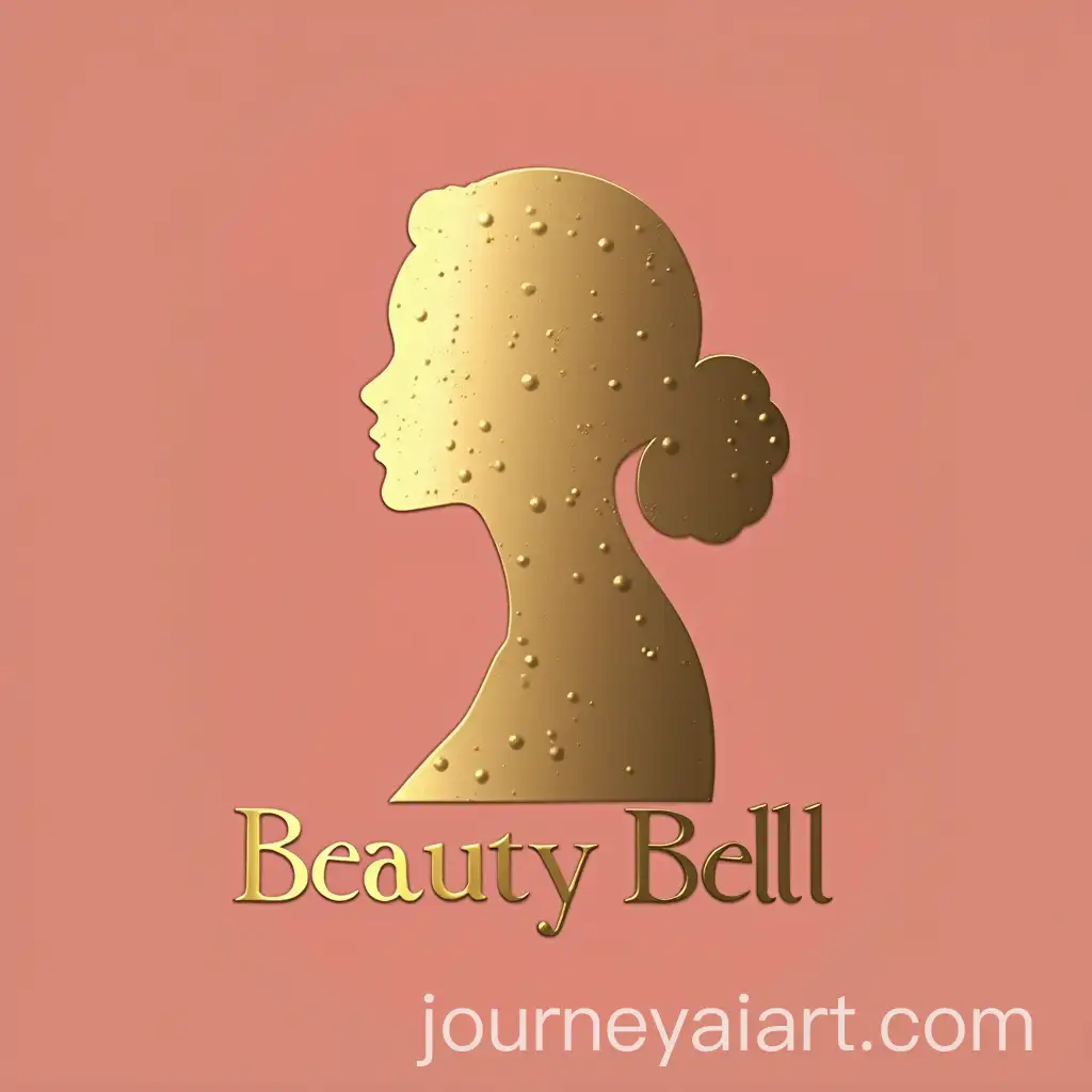 Feminist-and-Rebellious-Beauty-Bell-CompanyBeauty-Bell-Logo-Design-Logo-with-Gold-and-Rose-Gold-Accents