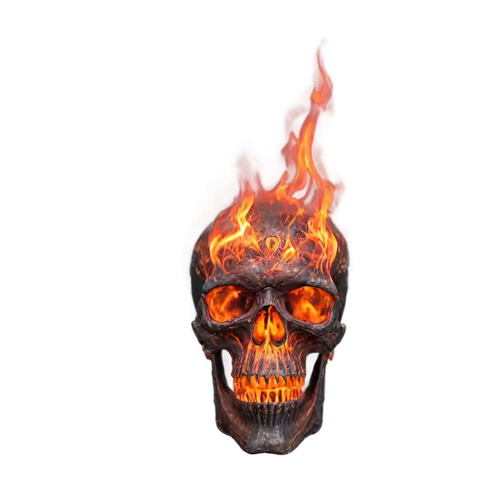 FLAMING-SKULL-PNG-A-Powerful-Digital-Art-Concept-for-Creative-Projects