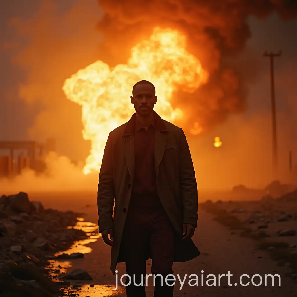 Denzel-Washington-Walking-Out-of-Exploding-Building