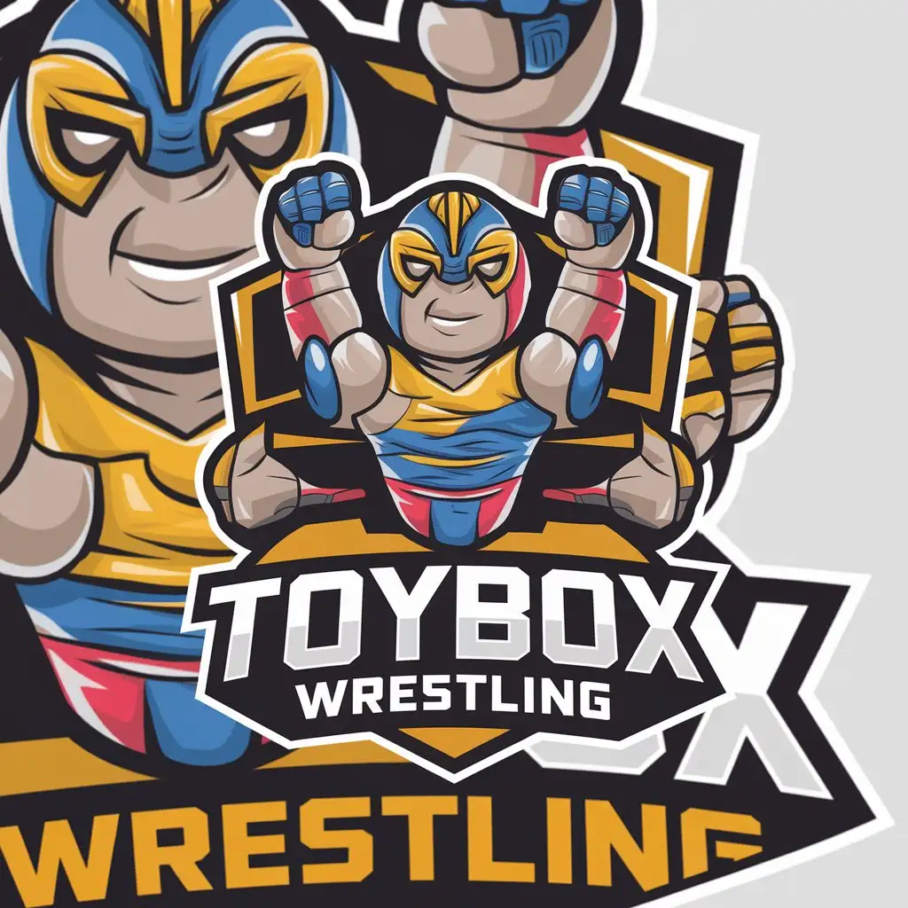 LOGO Design for ToyBox Wrestling Dynamic Toy Theme for Sports Fitness Industry