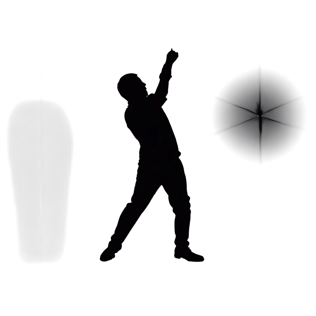 HighResolution-PNG-Silhouette-of-an-Indoor-Dart-Player-Throwing-a-Dart