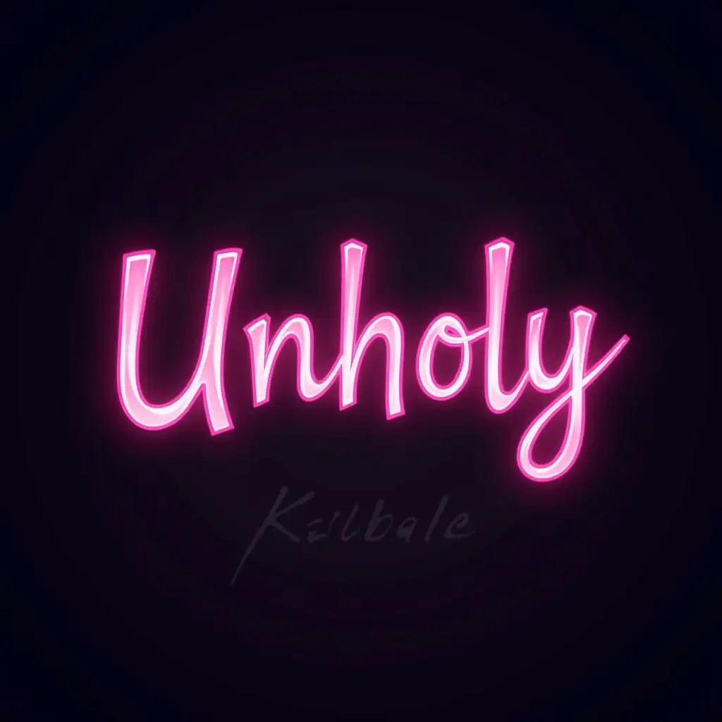 Logo neon : Unholy