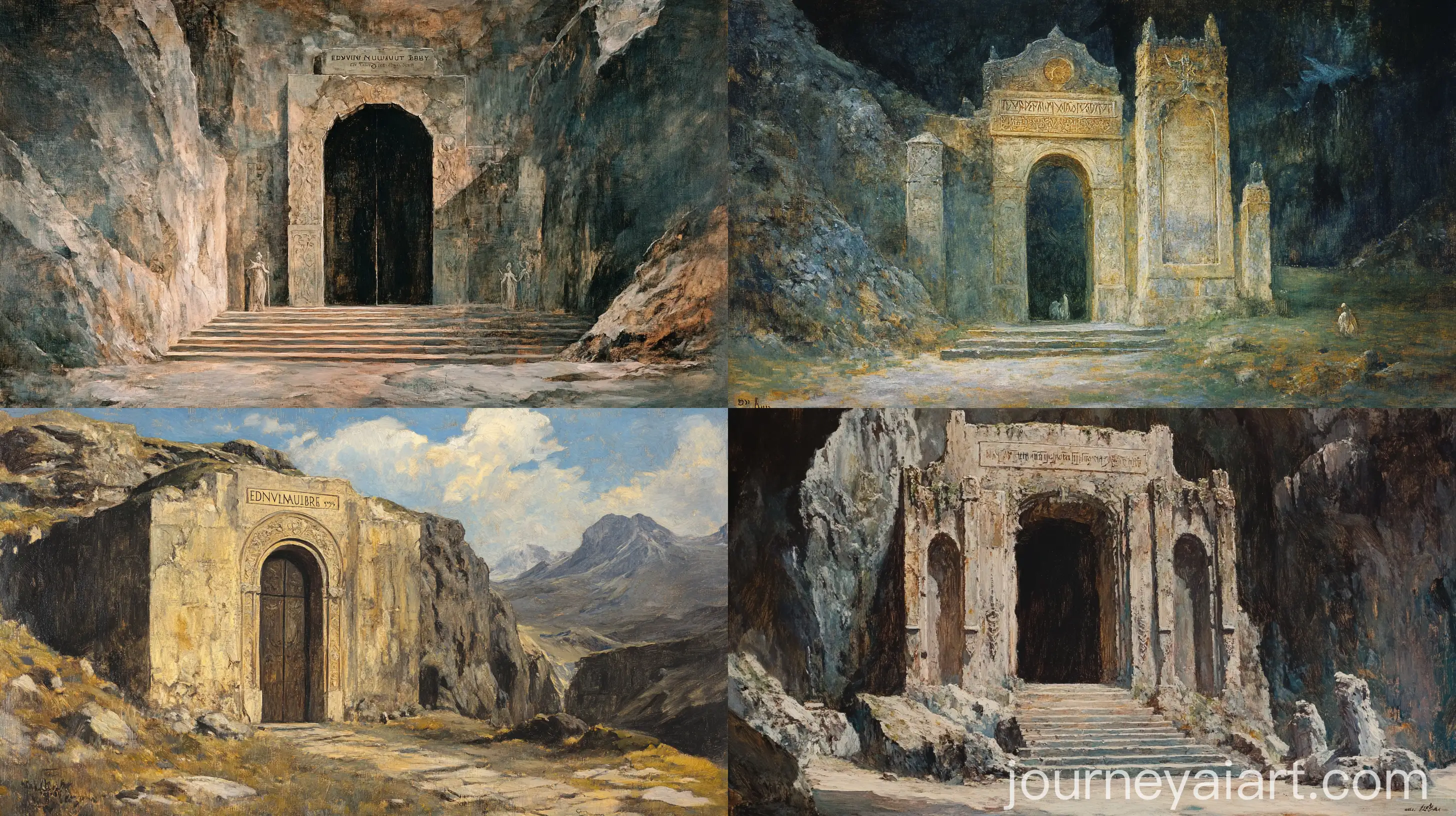 Elven-Stone-Gates-in-Mountain-Landscape