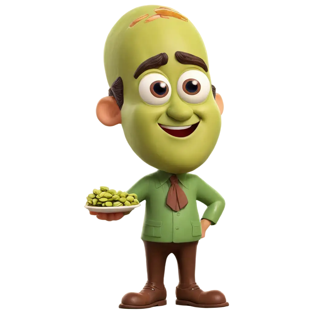 Pistachio-Cartoon-Character-Man-PNG-Image-Playful-and-Vibrant-Illustration