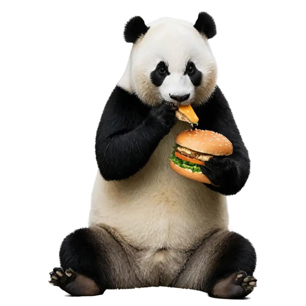 SEOOptimized-PNG-Image-Panda-Eating-a-Burger