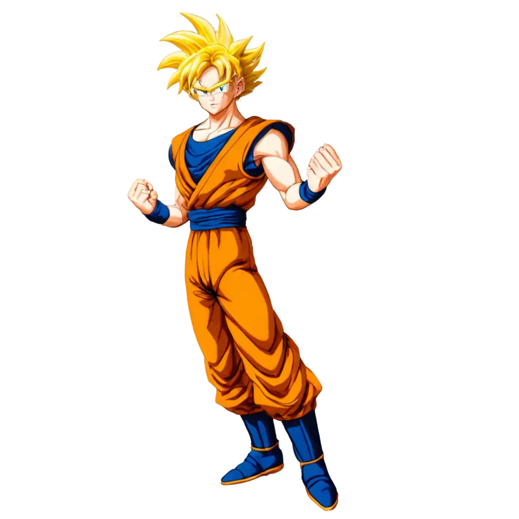 Super-Saija-Goku-PNG-Image-Enhance-Your-Digital-Art-Collection