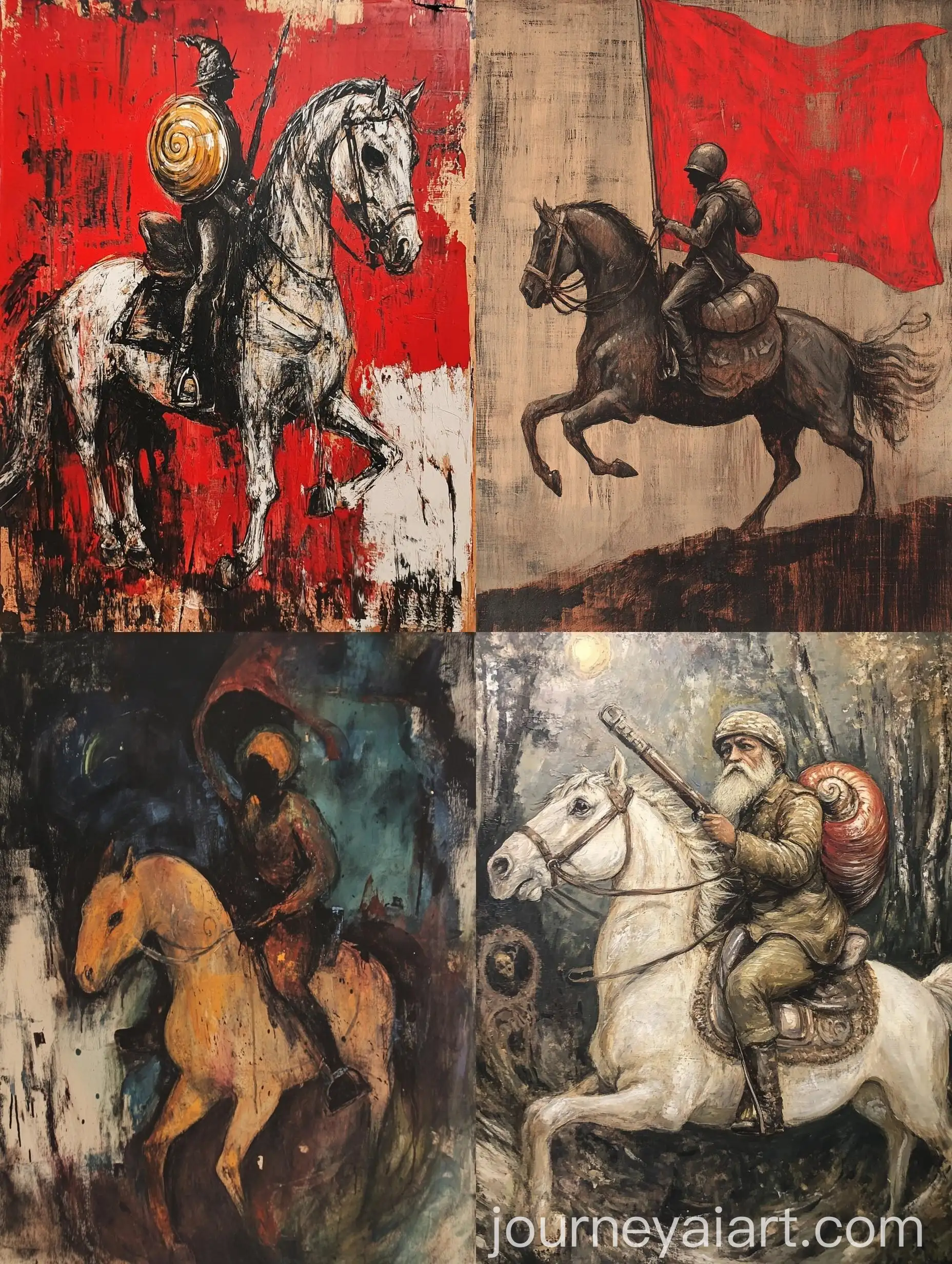 Snail-Riding-Horse-in-a-SerovStyle-Revolution