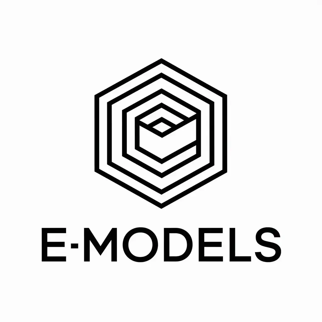 a vector logo design,with the text "emodels", main symbol:automobile,complex,clear background