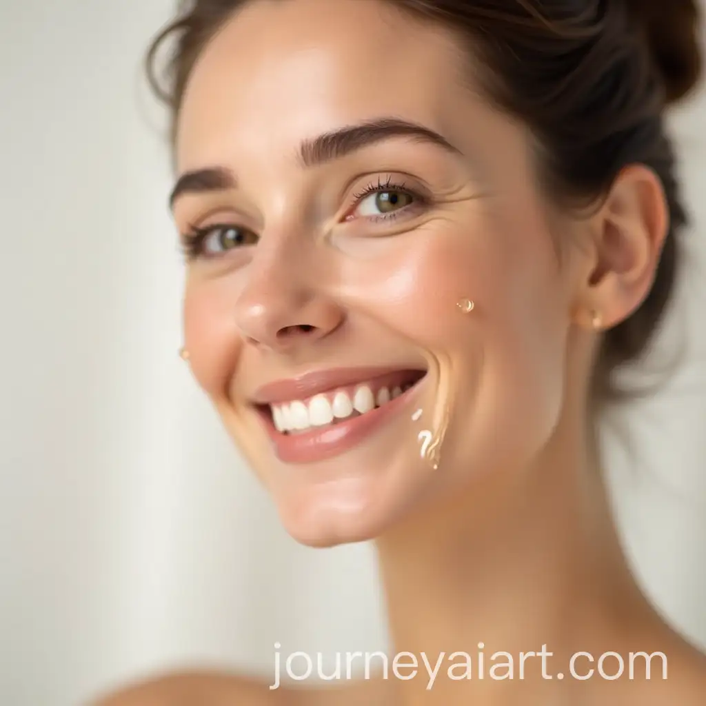 Confident-Woman-with-Glowing-Skin-and-Serum-Application-in-Luxurious-Beauty-Setting