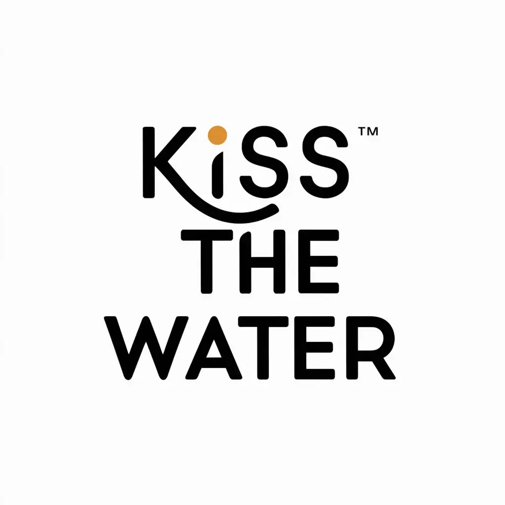 LOGO-Design-for-Kiss-the-Water-Minimalistic-Free-Symbol-for-Others-Industry