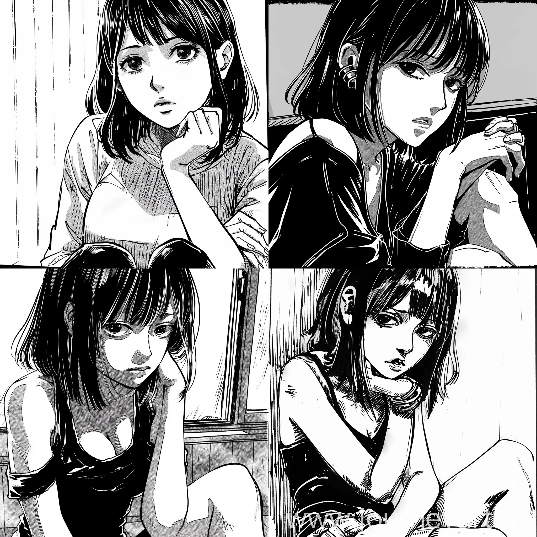 Manga-Panel-of-Sitting-Character-in-Manga-Art-Style