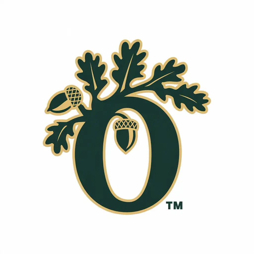 LOGO Design for The Oakland Oaks Vector Logo Featuring California Oak Tree with Clear Background