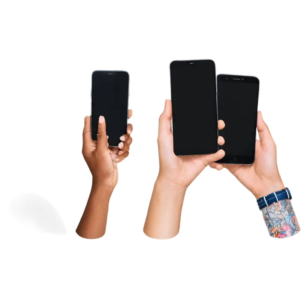 HighQuality-PNG-Image-of-Holding-Two-Smartphones-with-Two-Hands-Perfect-for-Digital-Illustrations-and-Marketing