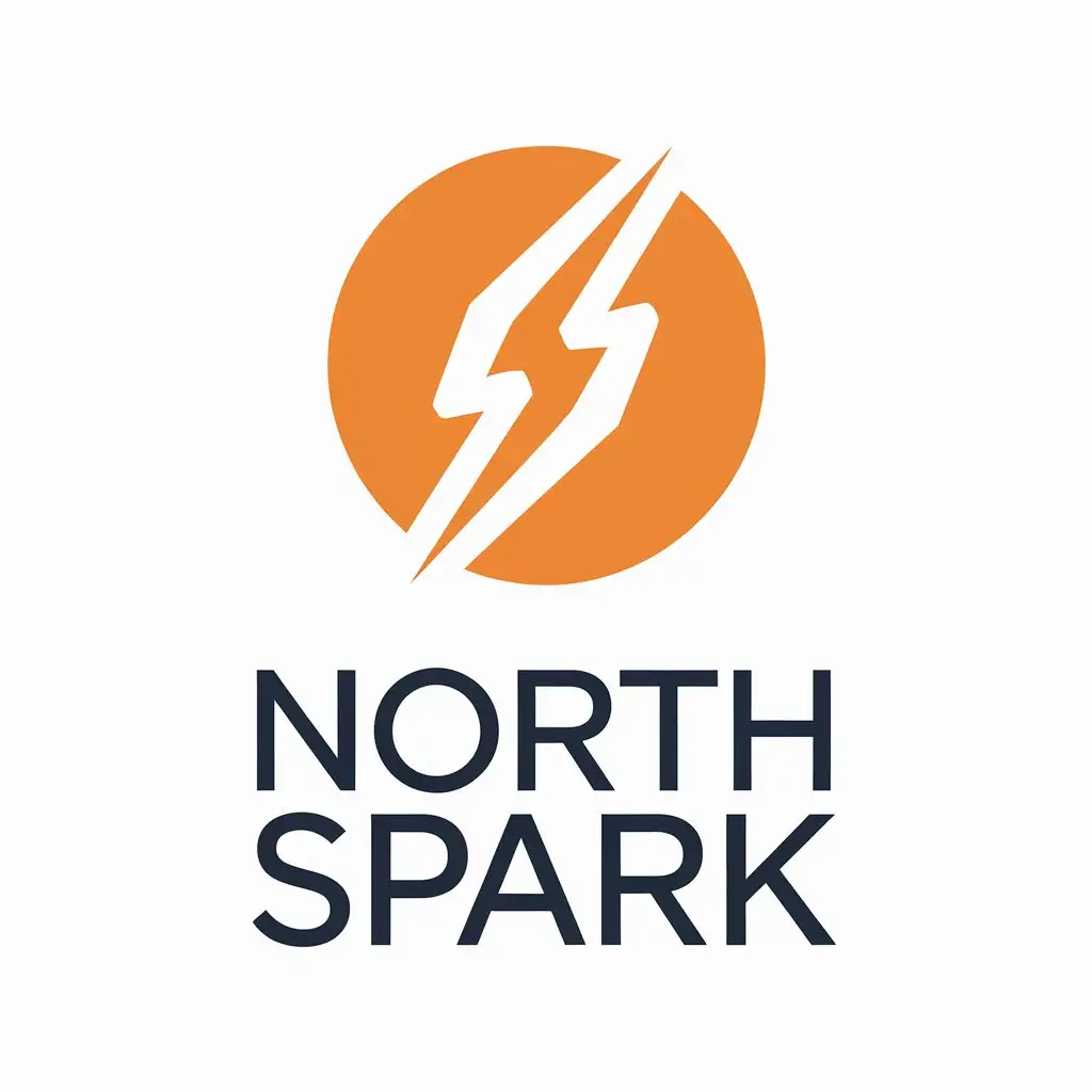 LOGO Design for North Spark Vector Design with Clear Background and Modern Symbolism