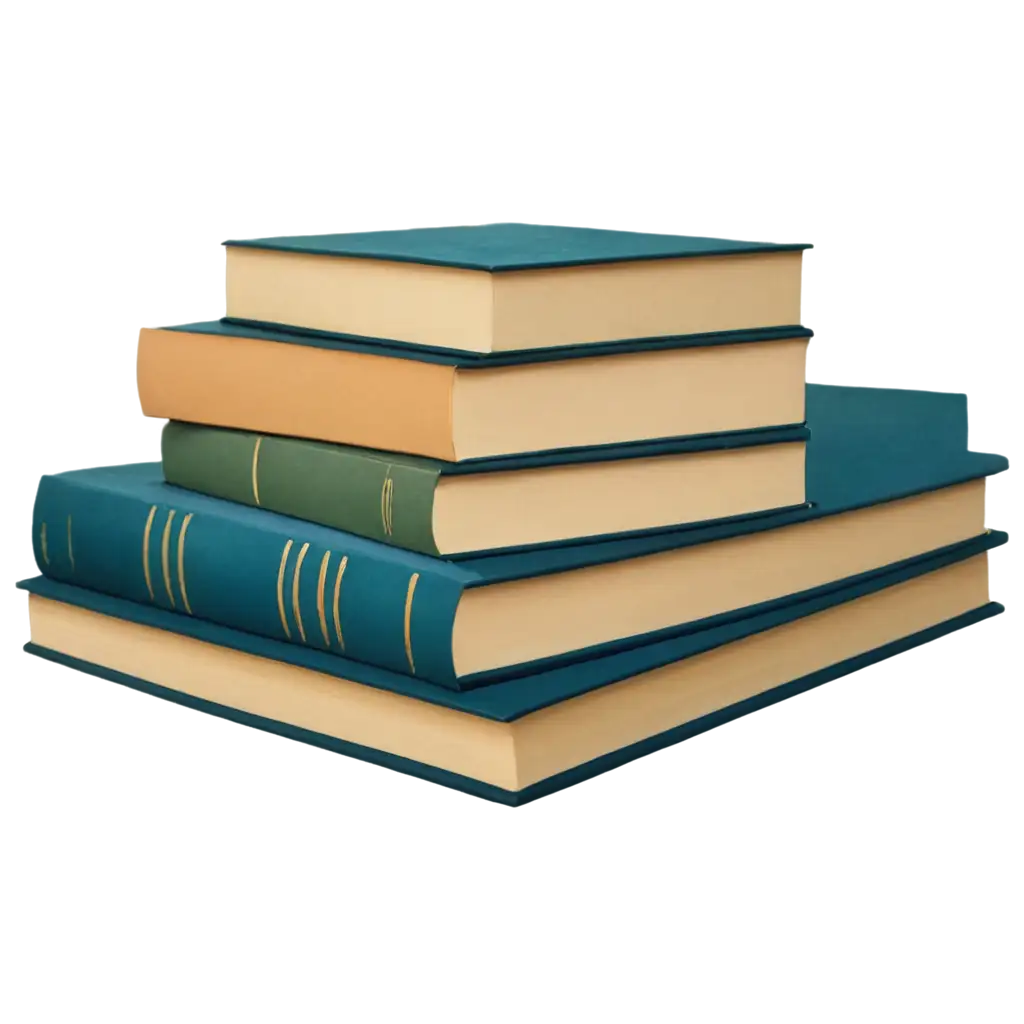 Stack-of-Books-PNG-Image-HighQuality-Transparent-Format-for-Creative-Use