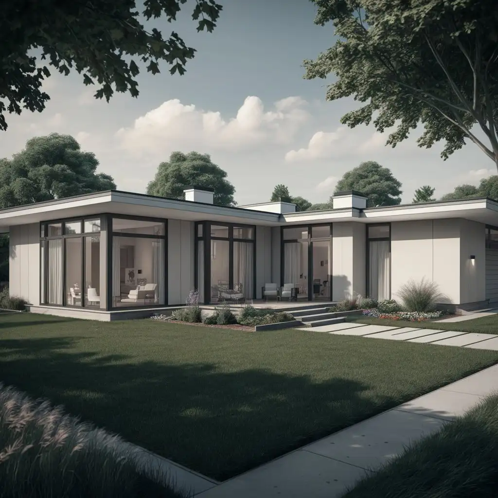 Modern-OneStory-Small-House-Render